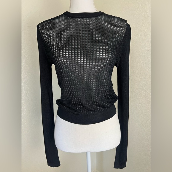 Free People Tops - 💥NWT💥 FREE PEOPLE. H2O Crew Knit Pullover. Black. Sz Medium